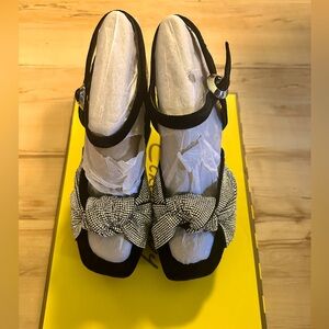 Circus NY by Sam Edelman Women's Audrea Heeled Sandal, Black Jewel, Size 10